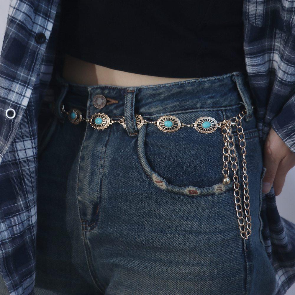 Y2K Punk Style Women Belts All-match Metal Belt Bohemian Belts Ethnic Style Women Waist Chain
Y2K Punk Style Women Belts All-match Metal Belt Bohemian Belts Ethnic Style Women Waist Chain