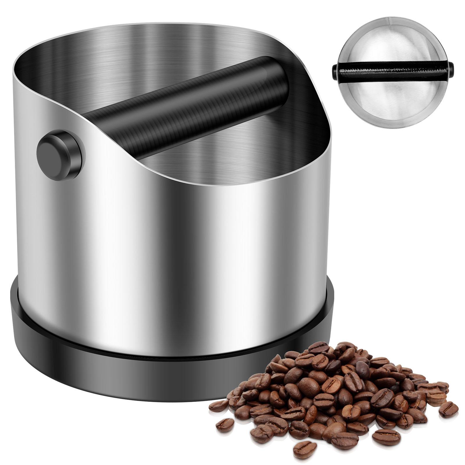 Coffee Knock Box with Nonslip Base 700ml Stainless Steel Espresso Ground Knock Box with Removable Bar Coffee Machine Accessories
Coffee Knock Box with Nonslip Base 700ml Stainless Steel Espresso Ground Knock Box with Removable Bar Coffee Machine Accessories