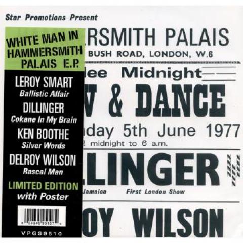7inch Record VARIOUS - White Man In Hammersmith Palais Ep VPGS9510 Greensleeves/VP 2017 US Reggae, Ska & Dub
7inch Record VARIOUS - White Man In Hammersmith Palais Ep VPGS9510 Greensleeves/VP 2017 US Reggae, Ska & Dub