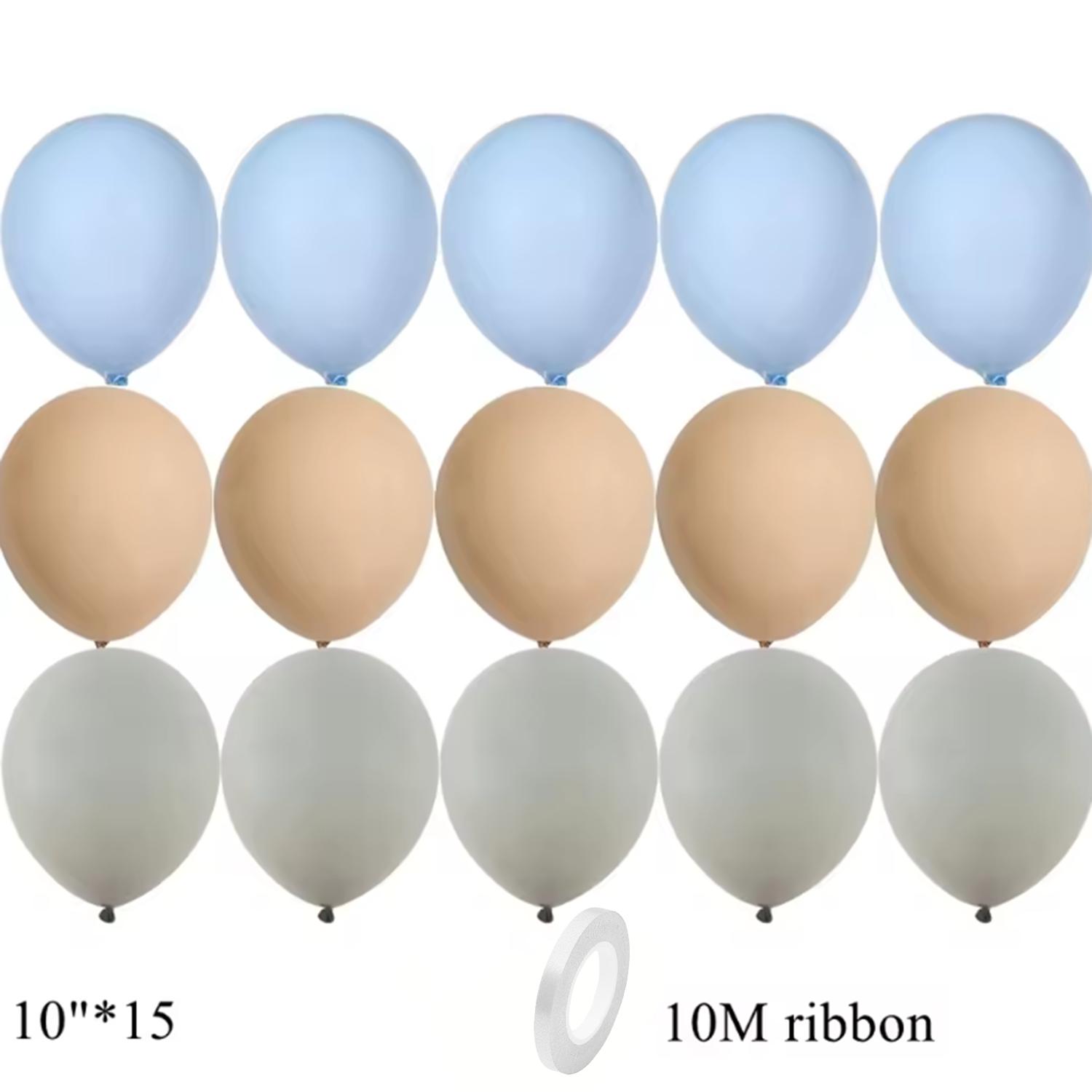 10inch 15/20pcs vintage cocoa skin tone and blue balloon set, suitable for weddings, birthdays, themed parties,family gatherings Other
10inch 15/20pcs vintage cocoa skin tone and blue balloon set, suitable for weddings, birthdays, themed parties,family gatherings Other