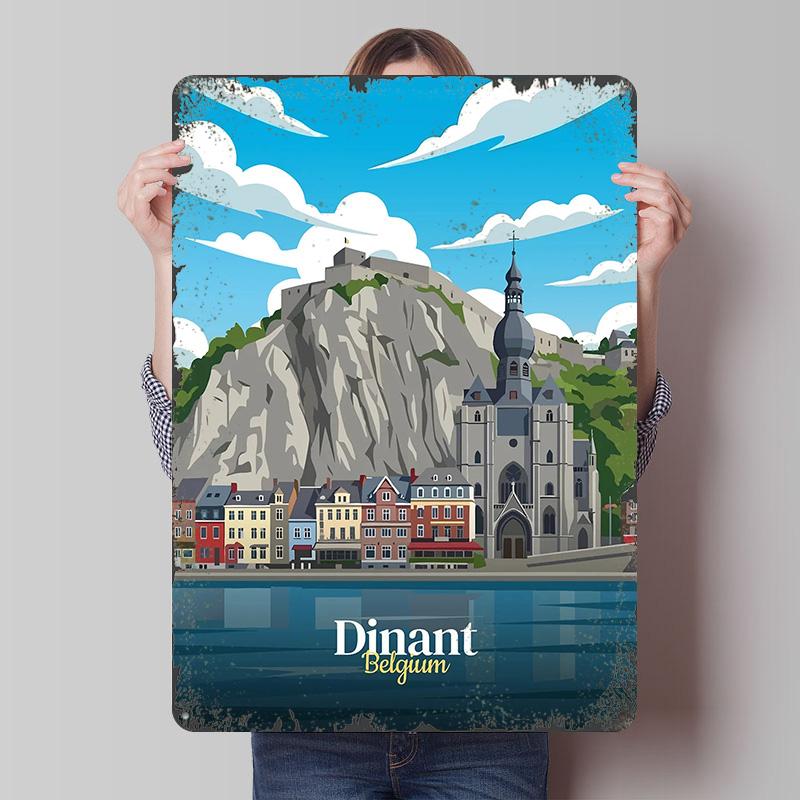 Dinant Belgium Travel Printed Poster Customized Wall Art Retro Vintage Metal Tin Signs for Coffee Bar Accessories Home Decor 7.9x11.8In(20x30cm)
Dinant Belgium Travel Printed Poster Customized Wall Art Retro Vintage Metal Tin Signs for Coffee Bar Accessories Home Decor 7.9x11.8In(20x30cm)