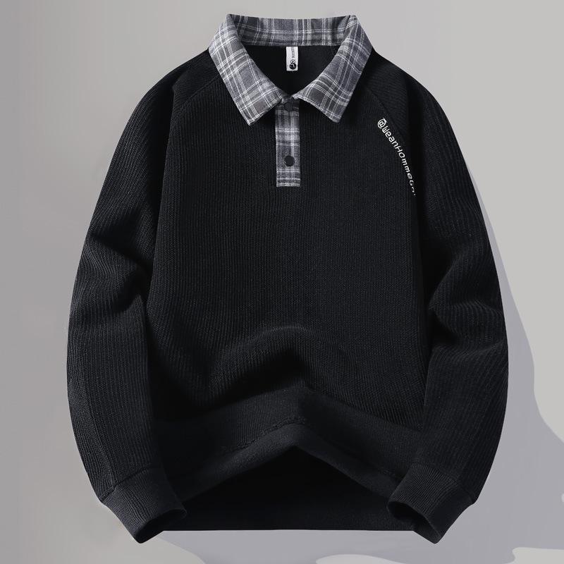 2025 Winter Men s Korean Style Casual Knit Hoodie with Fake Two-Piece Shirt Collar XL чорний
2025 Winter Men s Korean Style Casual Knit Hoodie with Fake Two-Piece Shirt Collar XL чорний