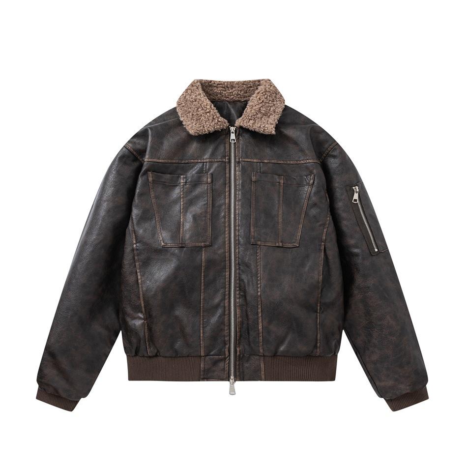 STIWAUP Unisex American Retro PU Leather Motorcycle Jacket with Cotton Lining, Lapel Design, Model MY6701 Large коричневий
STIWAUP Unisex American Retro PU Leather Motorcycle Jacket with Cotton Lining, Lapel Design, Model MY6701 Large коричневий