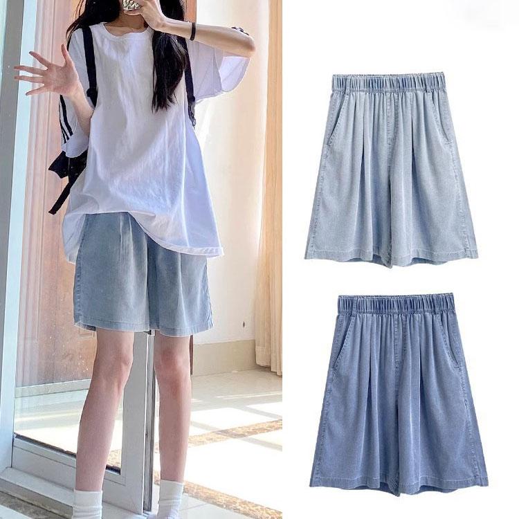 High Waist Wide Leg Loose Denim Shorts Women Summer Jeans Shorts Korean Casual Jeans S темно-синього кольору
High Waist Wide Leg Loose Denim Shorts Women Summer Jeans Shorts Korean Casual Jeans S темно-синього кольору