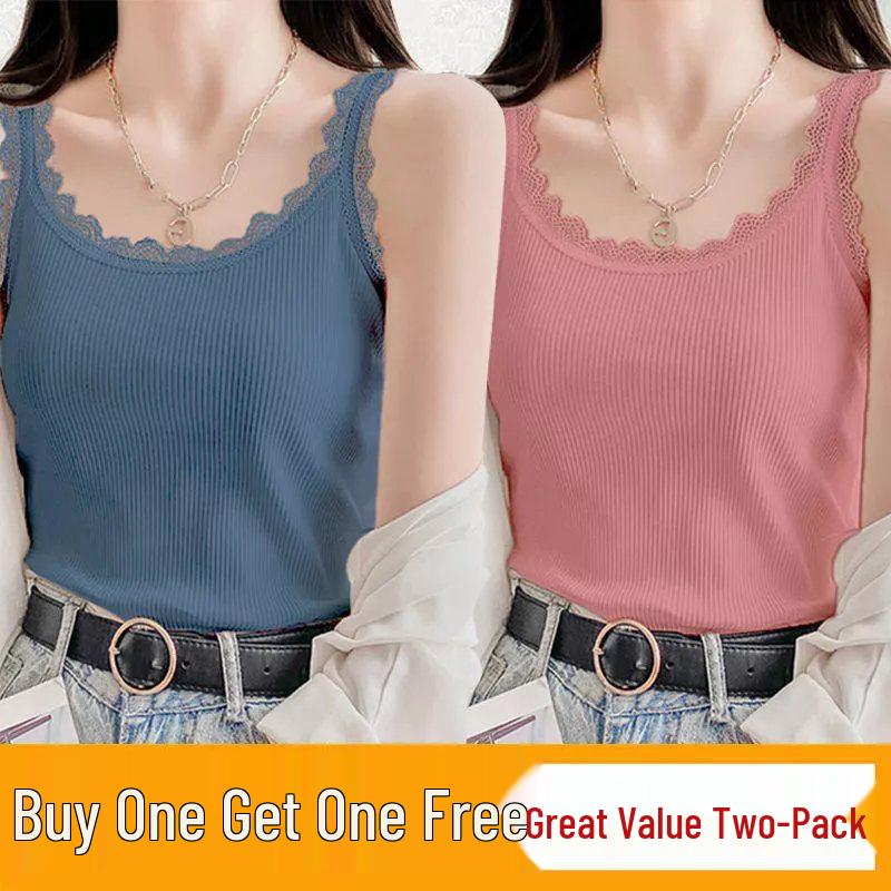 Ice Silk Ribbed Spaghetti Strap Tank Top - Women s Plus Size Slimming Sleeveless Summer Shirt 4XL (140-150 jin)
Ice Silk Ribbed Spaghetti Strap Tank Top - Women s Plus Size Slimming Sleeveless Summer Shirt 4XL (140-150 jin)