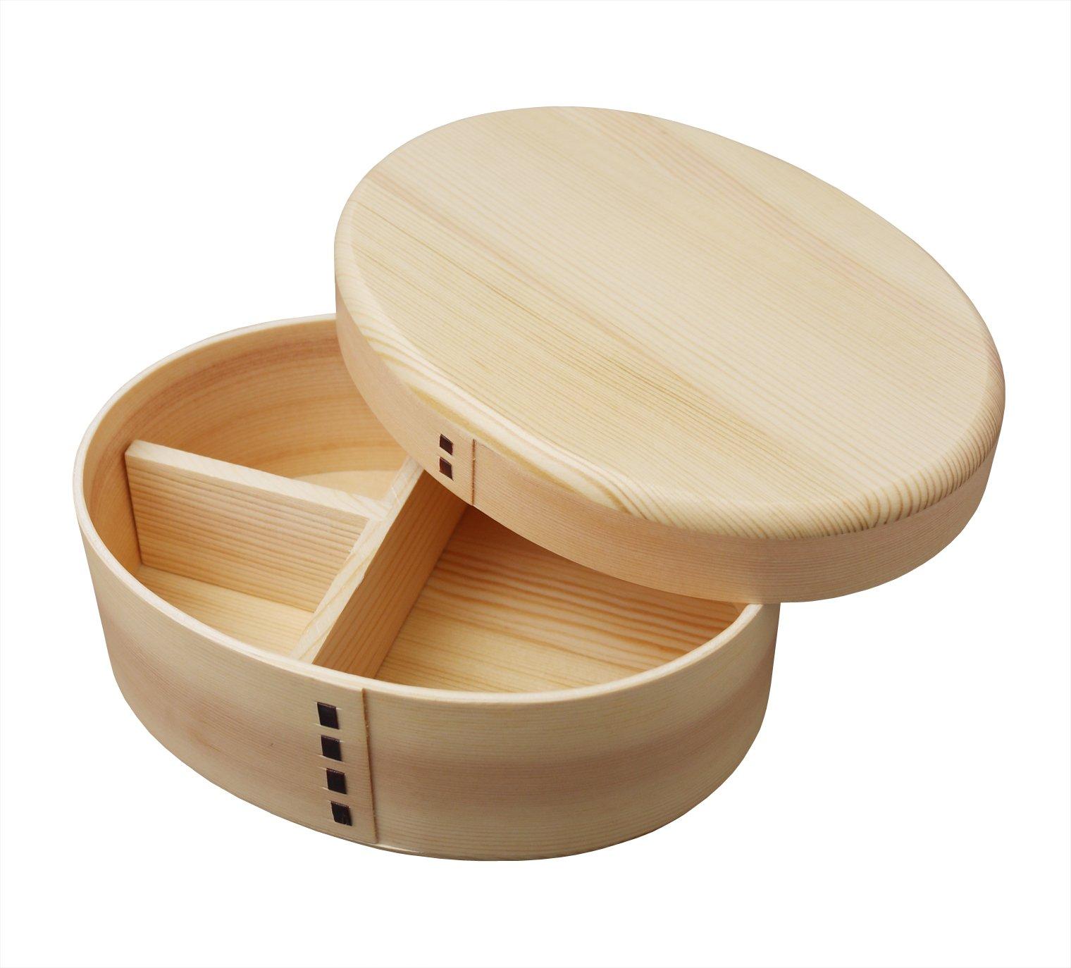 Крышка Wakacho Magewappa для одноярусной коробки Bento, овальная, круглая, отделка натуральная LIFE01
Крышка Wakacho Magewappa для одноярусной коробки Bento, овальная, круглая, отделка натуральная LIFE01