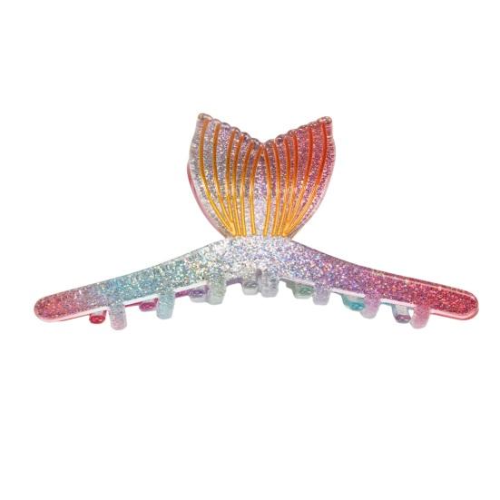 Hair Claw Glitter Fishtail Shape Back Head Hair Clip Anti-slip Teeth Strong Grip Shower Hair Clamp Versatile Use Hair Accessory Size#31
Hair Claw Glitter Fishtail Shape Back Head Hair Clip Anti-slip Teeth Strong Grip Shower Hair Clamp Versatile Use Hair Accessory Size#31