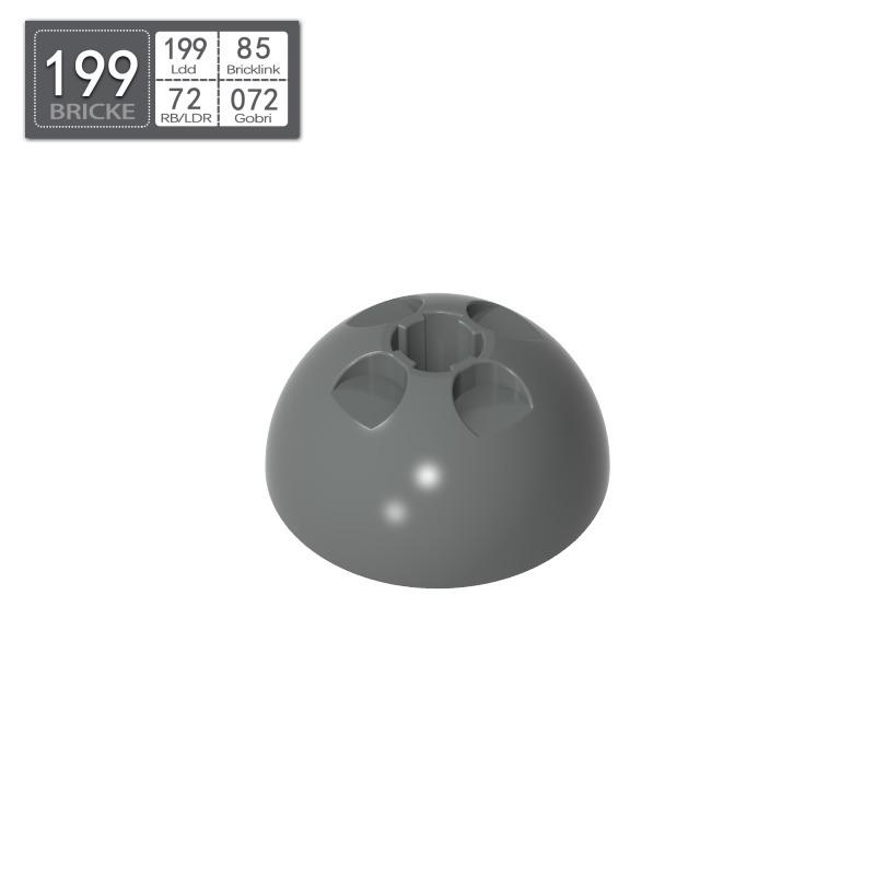 BRICKE 44359-58772-58773 Round Tower Cylinder Hemisphere 3x3 Building Blocks, Compatible with LEGO Parts 50g (~42 pcs) темно-сірий
BRICKE 44359-58772-58773 Round Tower Cylinder Hemisphere 3x3 Building Blocks, Compatible with LEGO Parts 50g (~42 pcs) темно-сірий