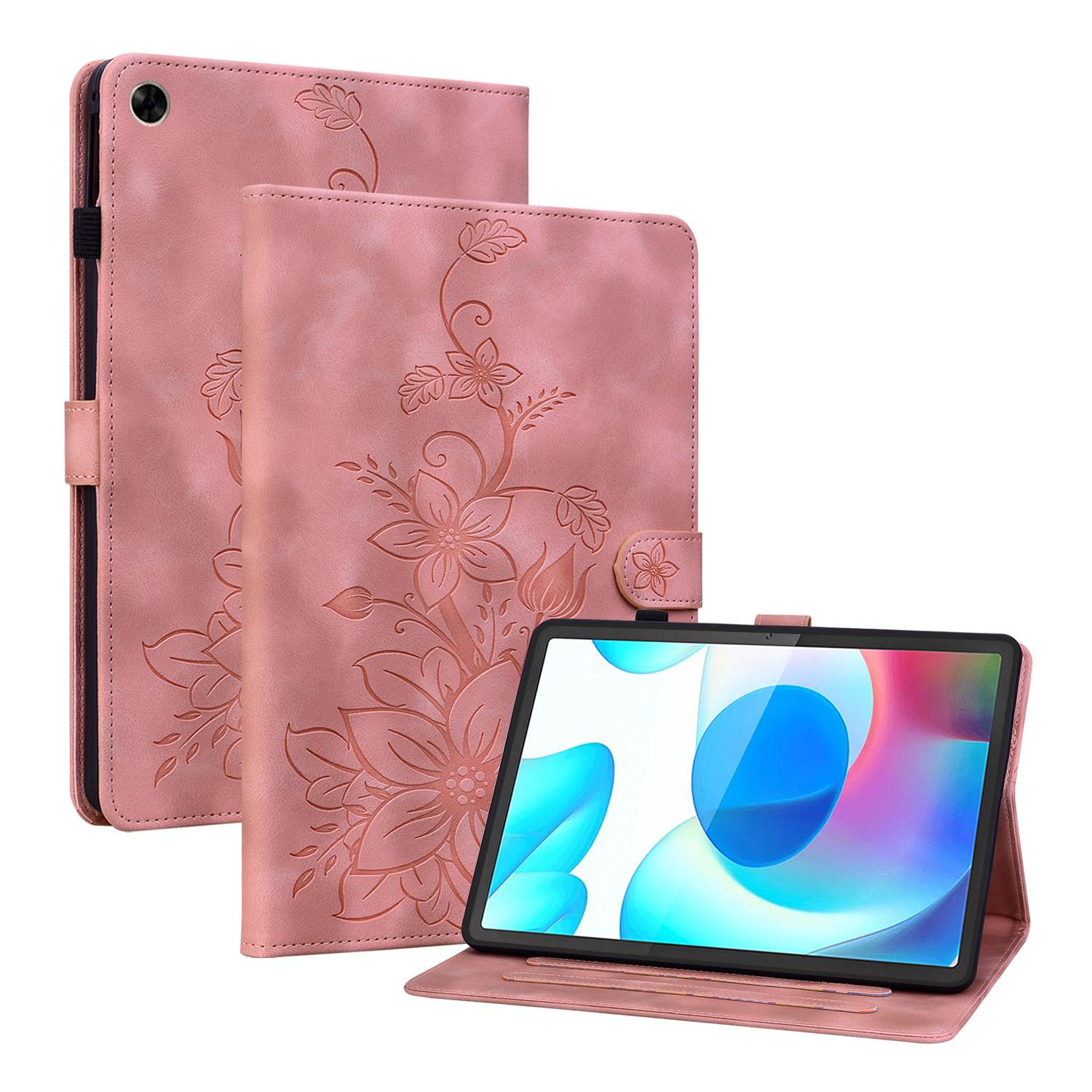 Для Realme Pad (Моделі RMP2102, RMP2103) Чохол для планшета зі штучної шкіри з вишуканим квітковим тисненням Realme Pad рожевий
Для Realme Pad (Моделі RMP2102, RMP2103) Чохол для планшета зі штучної шкіри з вишуканим квітковим тисненням Realme Pad рожевий
