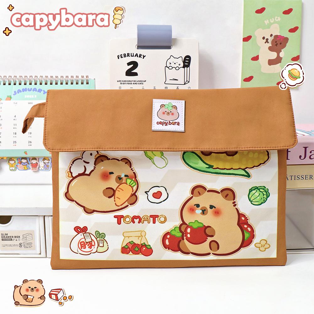Cartoon file bag, cute large capacity A4 stationery storage bag, creative canvas magnetic snap button bill storage bag коричневий
Cartoon file bag, cute large capacity A4 stationery storage bag, creative canvas magnetic snap button bill storage bag коричневий