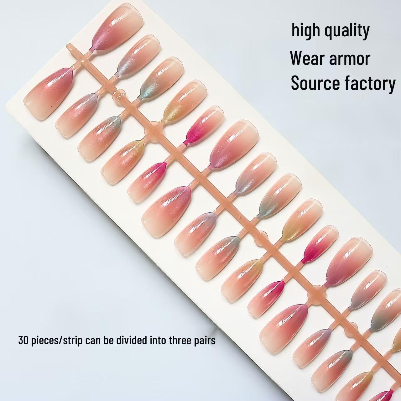 Dopamine Gradient Wearable Nails: Short, Medium & Long - Nail Stickers for a High-End Look
Dopamine Gradient Wearable Nails: Short, Medium & Long - Nail Stickers for a High-End Look
