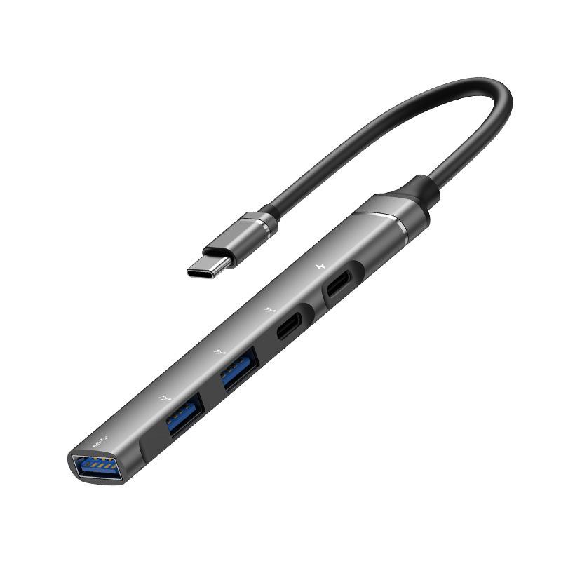 5-in-1 USB 3.0 Hub with Type-C for Mobile Phones: Connect Mouse, Keyboard, Flash Drive, OTG чёрный
5-in-1 USB 3.0 Hub with Type-C for Mobile Phones: Connect Mouse, Keyboard, Flash Drive, OTG чёрный