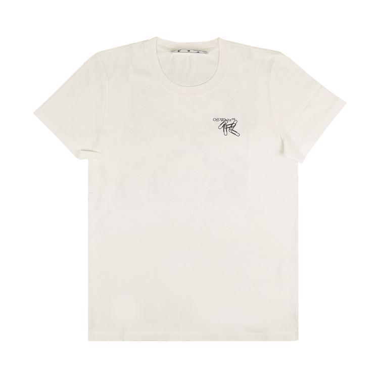 Off-White Повседневная футболка с канцелярской скрепкой, белая, женский топ OWAA049E20JER0020110 M
Off-White Повседневная футболка с канцелярской скрепкой, белая, женский топ OWAA049E20JER0020110 M