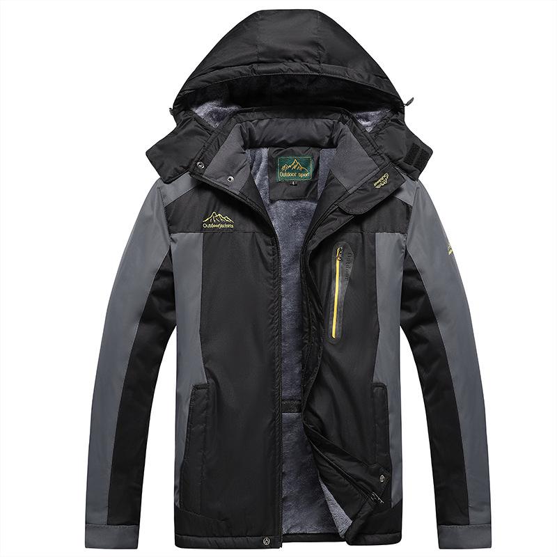 Unisex Fleece-Lined 3-in-1 Outdoor Jacket, Detachable, Plus Size, Autumn/Winter, Ideal for Middle-Aged & Elderly 8XL чорний
Unisex Fleece-Lined 3-in-1 Outdoor Jacket, Detachable, Plus Size, Autumn/Winter, Ideal for Middle-Aged & Elderly 8XL чорний