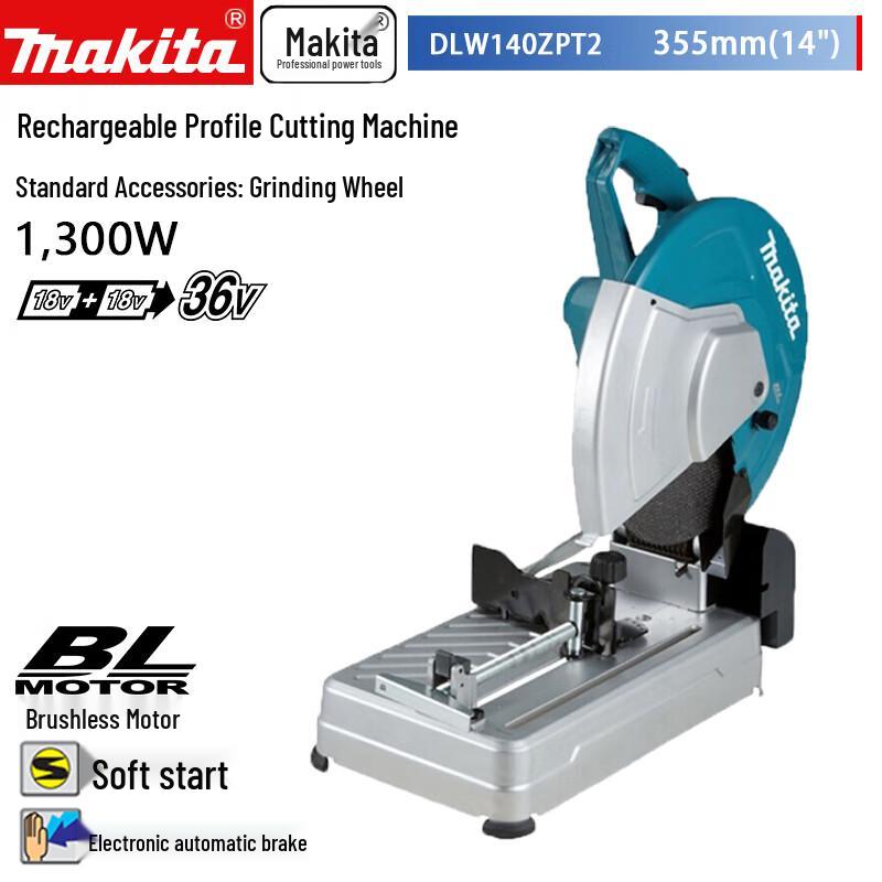 Makita DLW140PT2 36V Cordless Cut-Off Saw CN plug (adapter included)
Makita DLW140PT2 36V Cordless Cut-Off Saw CN plug (adapter included)
