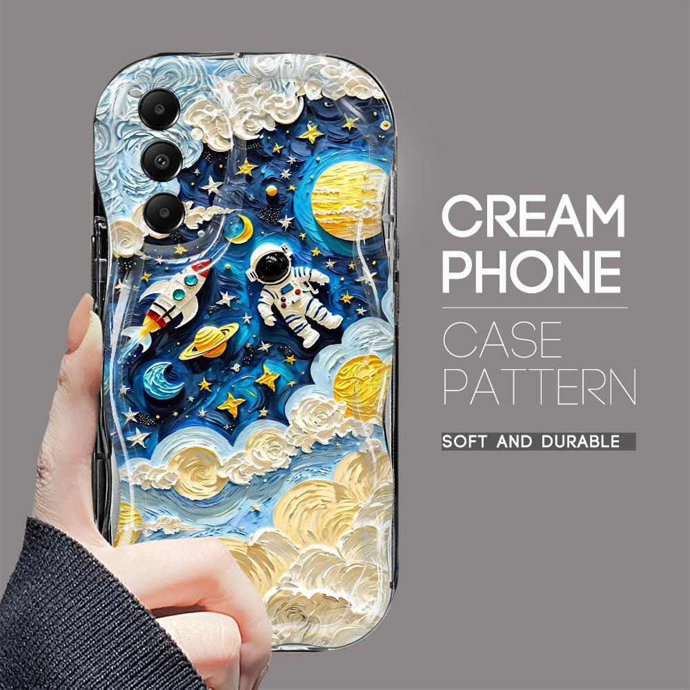 Милый мультяшный узор, кремовая текстура, мягкий силиконовый чехол с волнистыми краями, чехол для телефона Samsung Samsung A16 5G чёрный
Милый мультяшный узор, кремовая текстура, мягкий силиконовый чехол с волнистыми краями, чехол для телефона Samsung Samsung A16 5G чёрный