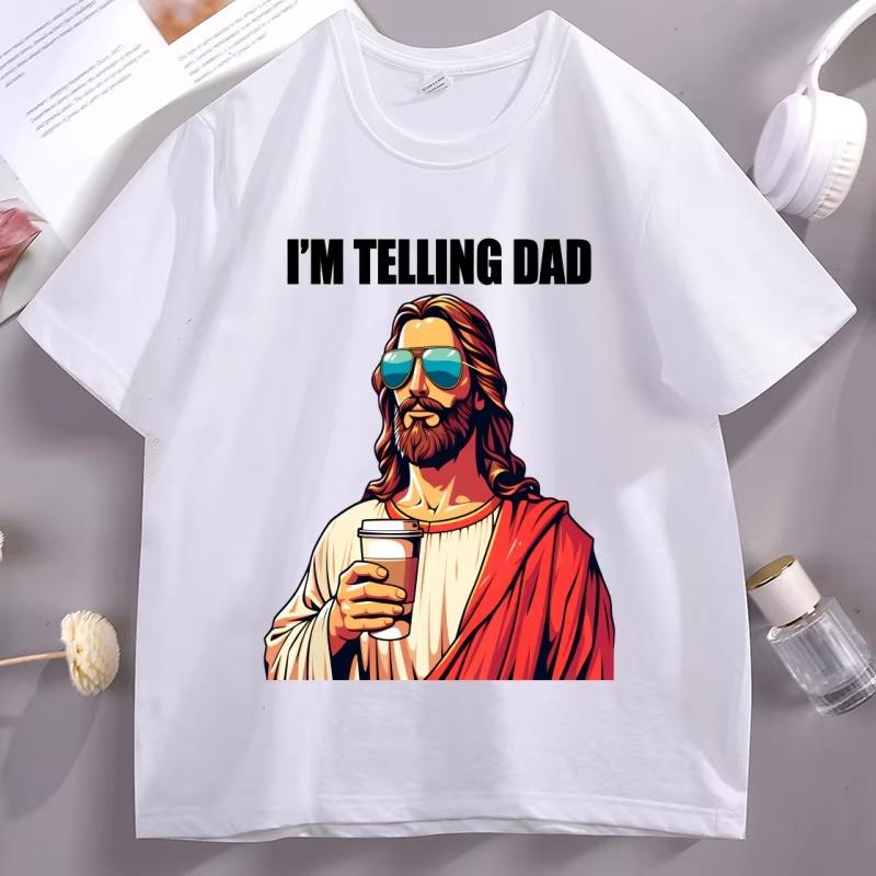 Funny Jesus T Shirt I m Telling Dad T-shirt Father s Day Clothes Religious Dad Gift Christian Dad s Birthday Tee Streetwear Tops S разноцветный
Funny Jesus T Shirt I m Telling Dad T-shirt Father s Day Clothes Religious Dad Gift Christian Dad s Birthday Tee Streetwear Tops S разноцветный