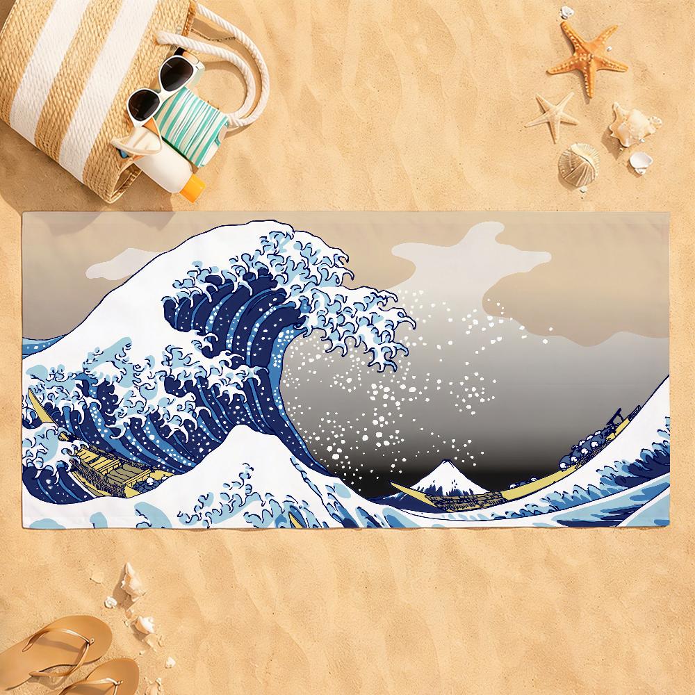 Artwork The Great Wave Off Kanagawa Towel Quick Dry Absorbent Beach Towel for Sports, Fitness, Swimming and Outdoor Activities W40*H60(CM)
Artwork The Great Wave Off Kanagawa Towel Quick Dry Absorbent Beach Towel for Sports, Fitness, Swimming and Outdoor Activities W40*H60(CM)