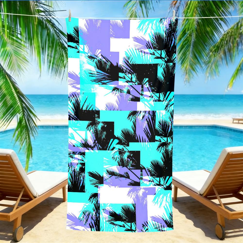Retro Futuristic Palm Towel – Sand Resistant Quick Dry with Glitch Art & Palm Tree Design for Beach Days W30*H60(CM)
Retro Futuristic Palm Towel – Sand Resistant Quick Dry with Glitch Art & Palm Tree Design for Beach Days W30*H60(CM)