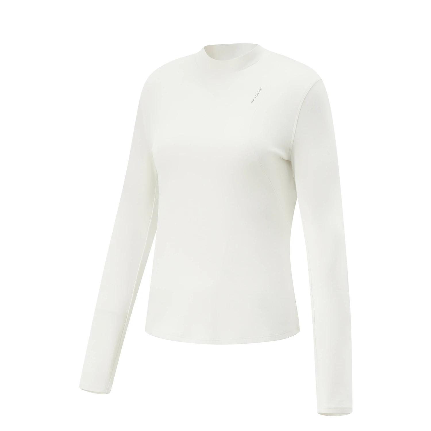 Li-Ning Fitness Series Solid Color Stand Collar Comfortable Breathable Versatile Long Sleeve T-Shirt Women tops Champagne-White ATLU090-1 S
Li-Ning Fitness Series Solid Color Stand Collar Comfortable Breathable Versatile Long Sleeve T-Shirt Women tops Champagne-White ATLU090-1 S