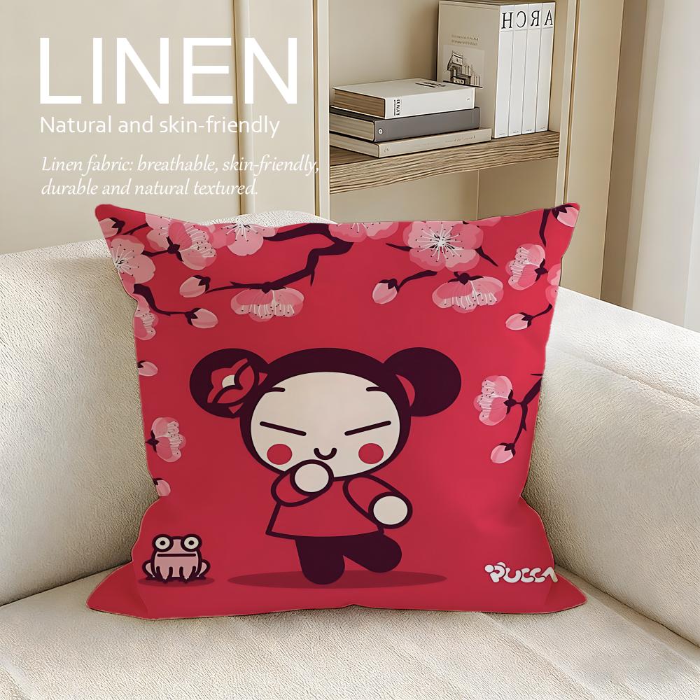 Cute PUCCA Cushion Cover Linen Decorative Pillowcase Set Pcs x x x Breathable Washable Sofa Cushion Cover 30X30cm
Cute PUCCA Cushion Cover Linen Decorative Pillowcase Set Pcs x x x Breathable Washable Sofa Cushion Cover 30X30cm