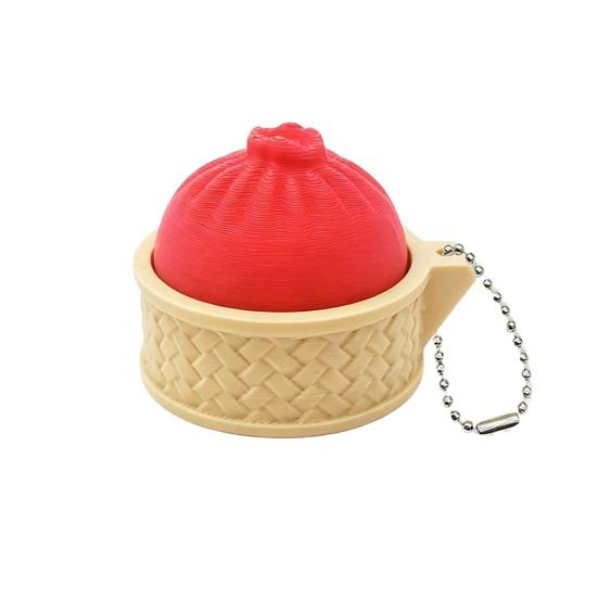 3D Printed Dumpling Fidget Toy Decompression Steamed Bun Toy with Ball Chain Home Office Worker Anxiety Stress Relief Desk Toy
3D Printed Dumpling Fidget Toy Decompression Steamed Bun Toy with Ball Chain Home Office Worker Anxiety Stress Relief Desk Toy