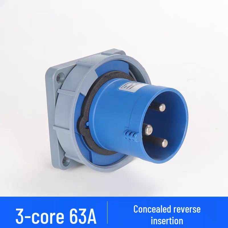 IP67 Waterproof Explosion-Proof Surface Mount Plug Connector - 3-Pin, 4-Wire, 5-Hole, 63A/125A for Aviation Industry
IP67 Waterproof Explosion-Proof Surface Mount Plug Connector - 3-Pin, 4-Wire, 5-Hole, 63A/125A for Aviation Industry