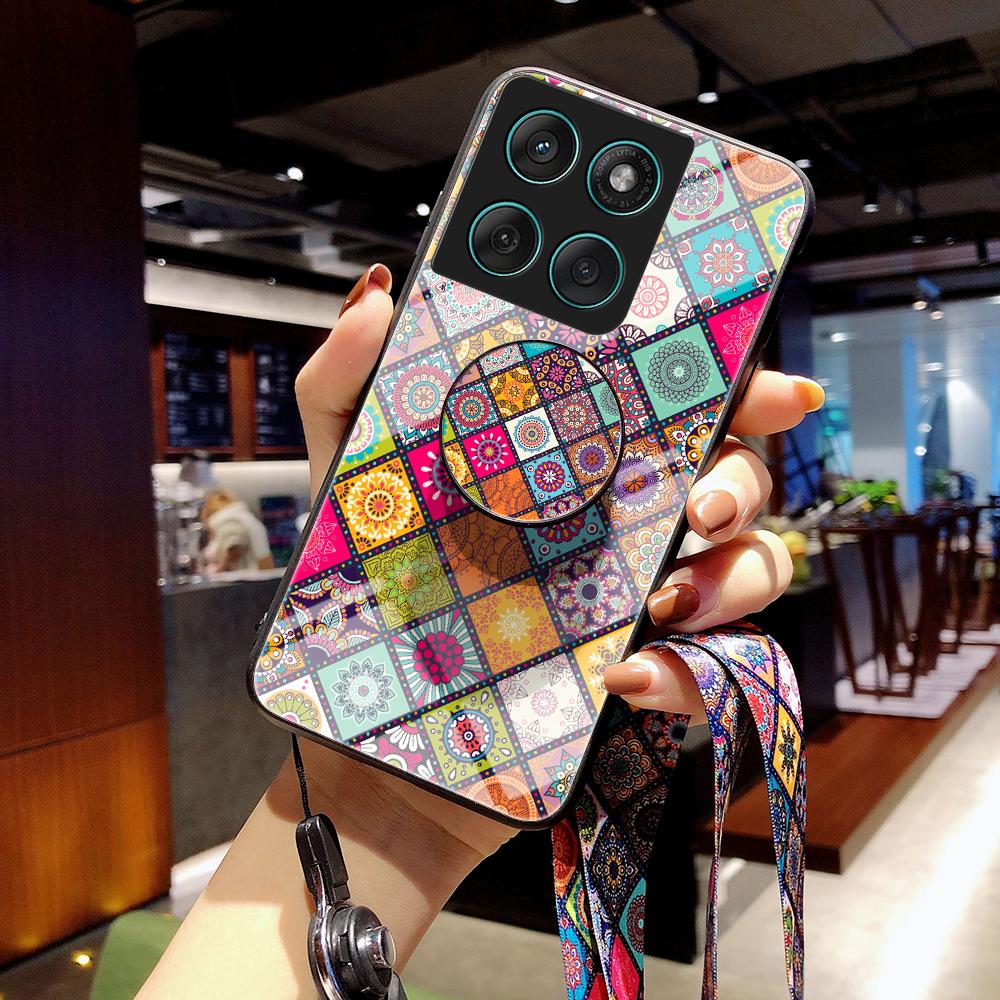 For Motorola Edge 60 Fusion 5G/Edge 60 5G Case Kickstand Ethnic Pattern Tempered Glass Phone Cover with Strap B
For Motorola Edge 60 Fusion 5G/Edge 60 5G Case Kickstand Ethnic Pattern Tempered Glass Phone Cover with Strap B