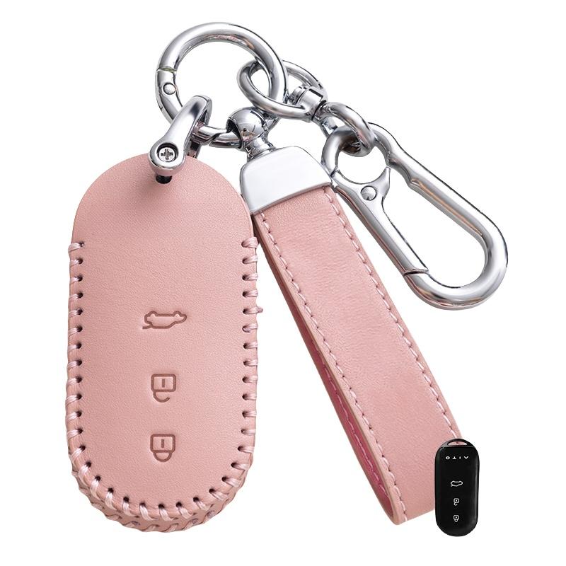 Кожаный чехол для смарт-ключа автомобиля Aito M5 M7 2022 3 кнопки пульт дистанционного управления защитный чехол брелок автомобильные аксессуары For Aito розовый
Кожаный чехол для смарт-ключа автомобиля Aito M5 M7 2022 3 кнопки пульт дистанционного управления защитный чехол брелок автомобильные аксессуары For Aito розовый