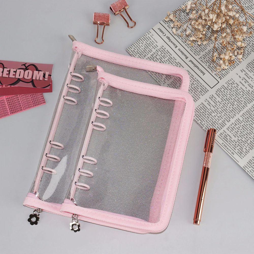PVC Diary Planner Zipper 6 Hole Binder Clip Glitter A5/A6 Loose-Leaf Notebook Cover Notebook Pages purple-A5
PVC Diary Planner Zipper 6 Hole Binder Clip Glitter A5/A6 Loose-Leaf Notebook Cover Notebook Pages purple-A5