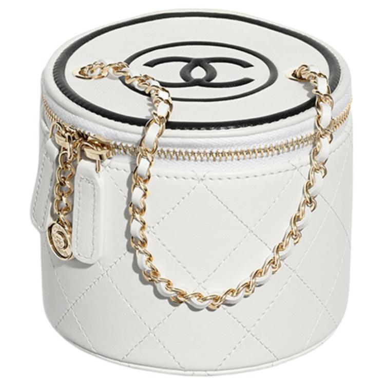 Chanel Zipper Flap Chain Diamond Pattern Design Leather Chain Small Lambskin Round Barrel Bag Shoulder Bag Women S White Box(Basic Set+Box) білий
Chanel Zipper Flap Chain Diamond Pattern Design Leather Chain Small Lambskin Round Barrel Bag Shoulder Bag Women S White Box(Basic Set+Box) білий