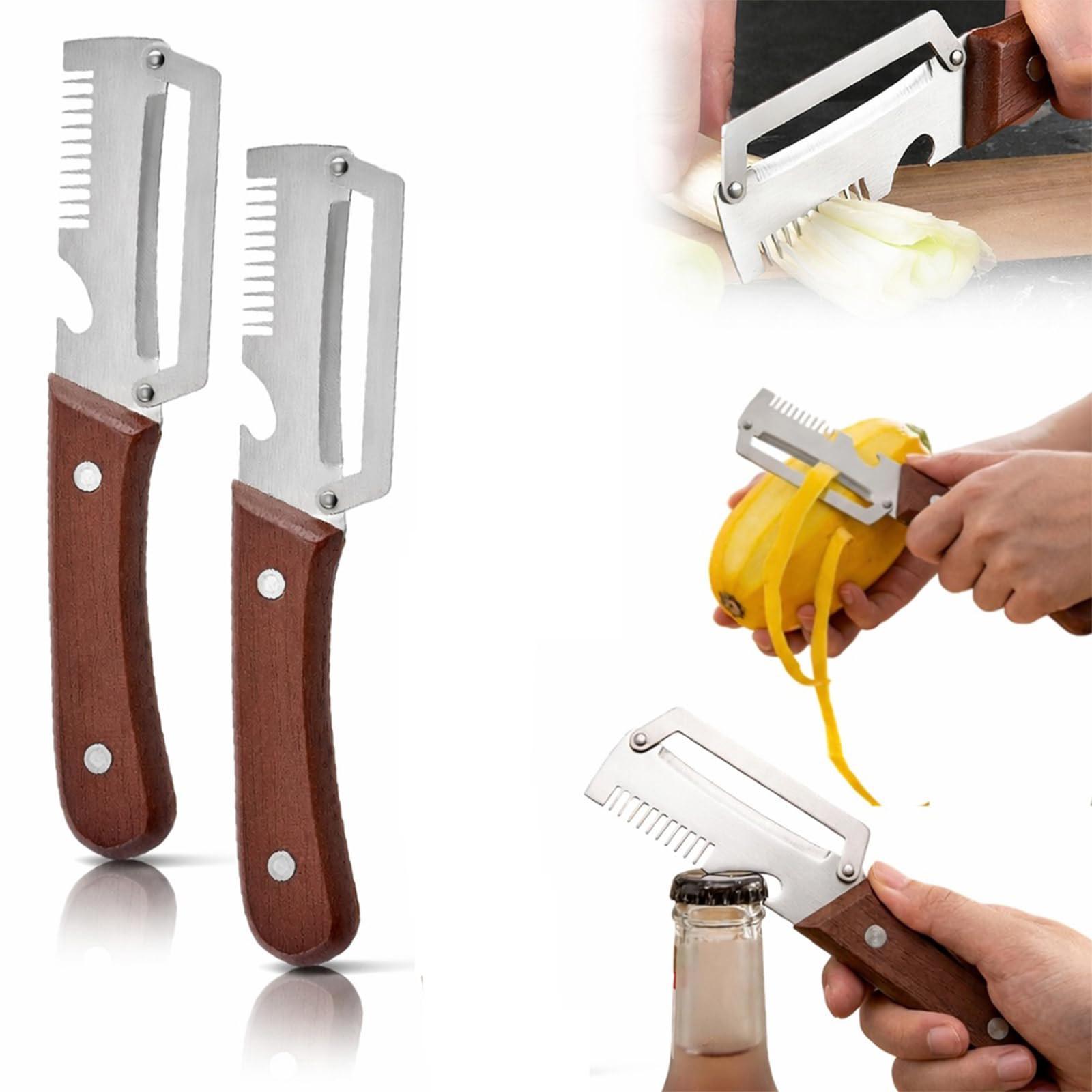 2pc Vegetable Peeler Set Stainless Steel Blades with Ergonomic Plastic Handles Kitchen Tool for Fruit and Vegetable Preparation One Size
2pc Vegetable Peeler Set Stainless Steel Blades with Ergonomic Plastic Handles Kitchen Tool for Fruit and Vegetable Preparation One Size