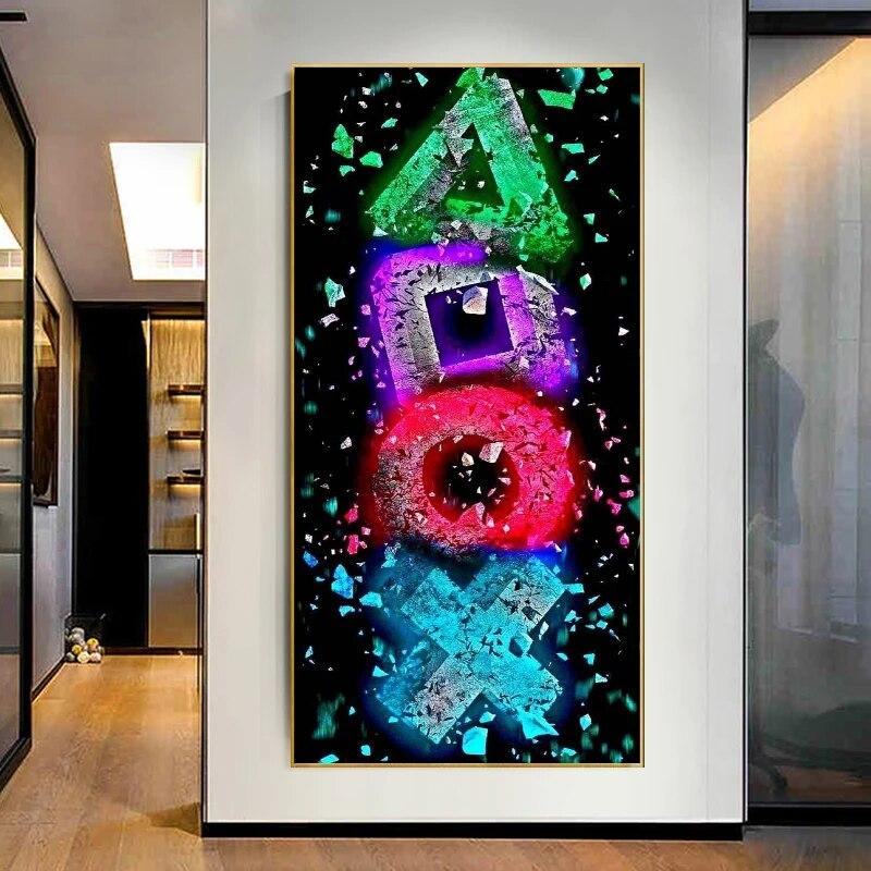 Граффити Art Game Player Gamer Room Холст Картина Arena Gaming Плакат и принты Настенные художественные картины для спальни Украшение дома без рамки
Граффити Art Game Player Gamer Room Холст Картина Arena Gaming Плакат и принты Настенные художественные картины для спальни Украшение дома без рамки