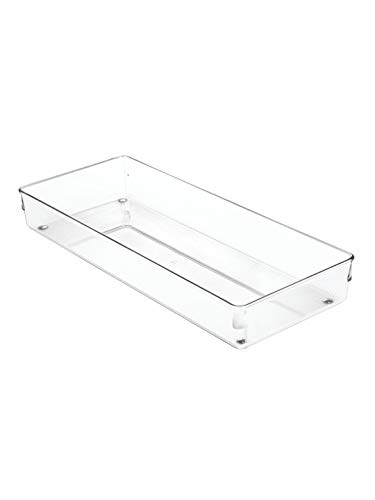iDesign Linus Plastic Kitchen Drawer Organizer for Silverware, Spatulas, Cutlery, Gadgets, Office Supplies, Cosmetics, 6 x 15 x 2 - Clear
iDesign Linus Plastic Kitchen Drawer Organizer for Silverware, Spatulas, Cutlery, Gadgets, Office Supplies, Cosmetics, 6 x 15 x 2 - Clear