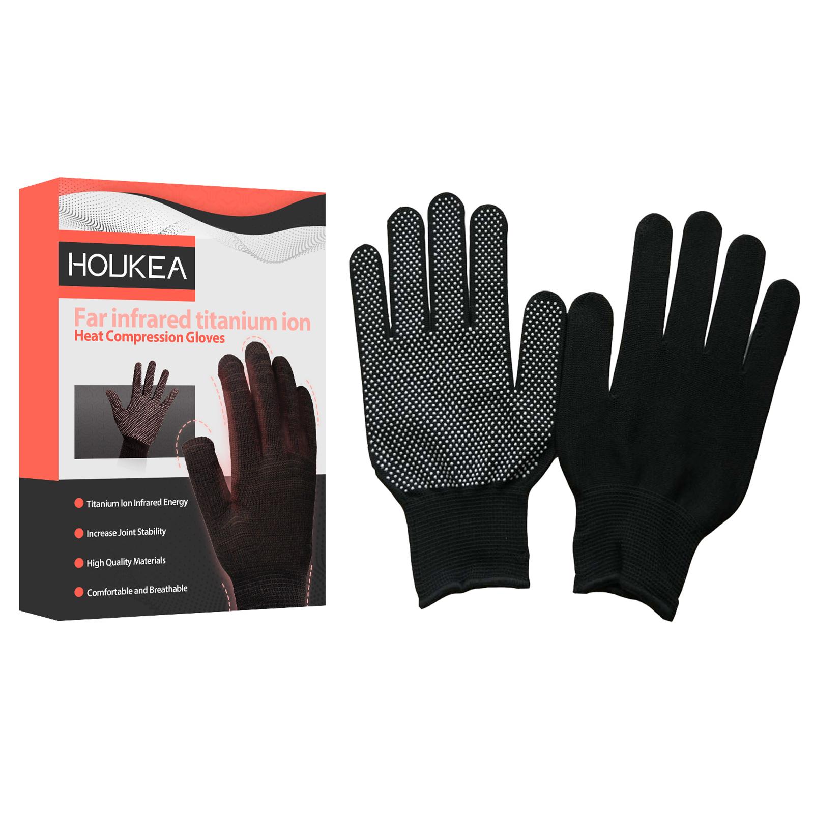 HOUKEA HKA06-A018-2-MK1 1 Pair Far Infrared Titanium Ion Heat Compression Gloves Stiffness Relieve Hand Care Gloves A
HOUKEA HKA06-A018-2-MK1 1 Pair Far Infrared Titanium Ion Heat Compression Gloves Stiffness Relieve Hand Care Gloves A