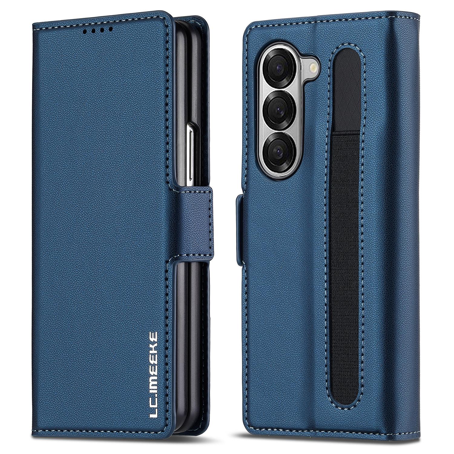 LC.IMEEKE L1 For Samsung Galaxy Z Fold6 5G Stand Case Texture PU Leather Wallet Phone Cover Blue
LC.IMEEKE L1 For Samsung Galaxy Z Fold6 5G Stand Case Texture PU Leather Wallet Phone Cover Blue
