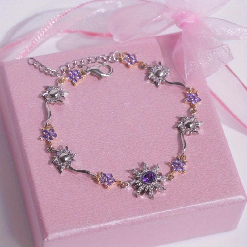 Браслет соняшник Браслет сонця зі сяючим цирконієм Святковий подарунок для подорожей Відпустки Носіння Важливий аксесуар для виходу
Браслет соняшник Браслет сонця зі сяючим цирконієм Святковий подарунок для подорожей Відпустки Носіння Важливий аксесуар для виходу