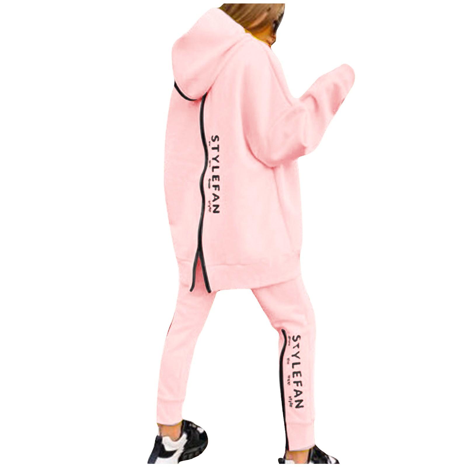 Fashion Women s Leisure Sports Sweater Trousers Thickened Loose Print Suit XL рожевий
Fashion Women s Leisure Sports Sweater Trousers Thickened Loose Print Suit XL рожевий