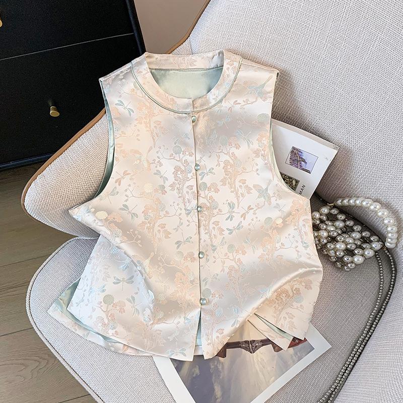 2025 Women s Retro Jacquard Embroidered Vest - Chinese Style, Sleeveless Cardigan Extra Large
2025 Women s Retro Jacquard Embroidered Vest - Chinese Style, Sleeveless Cardigan Extra Large