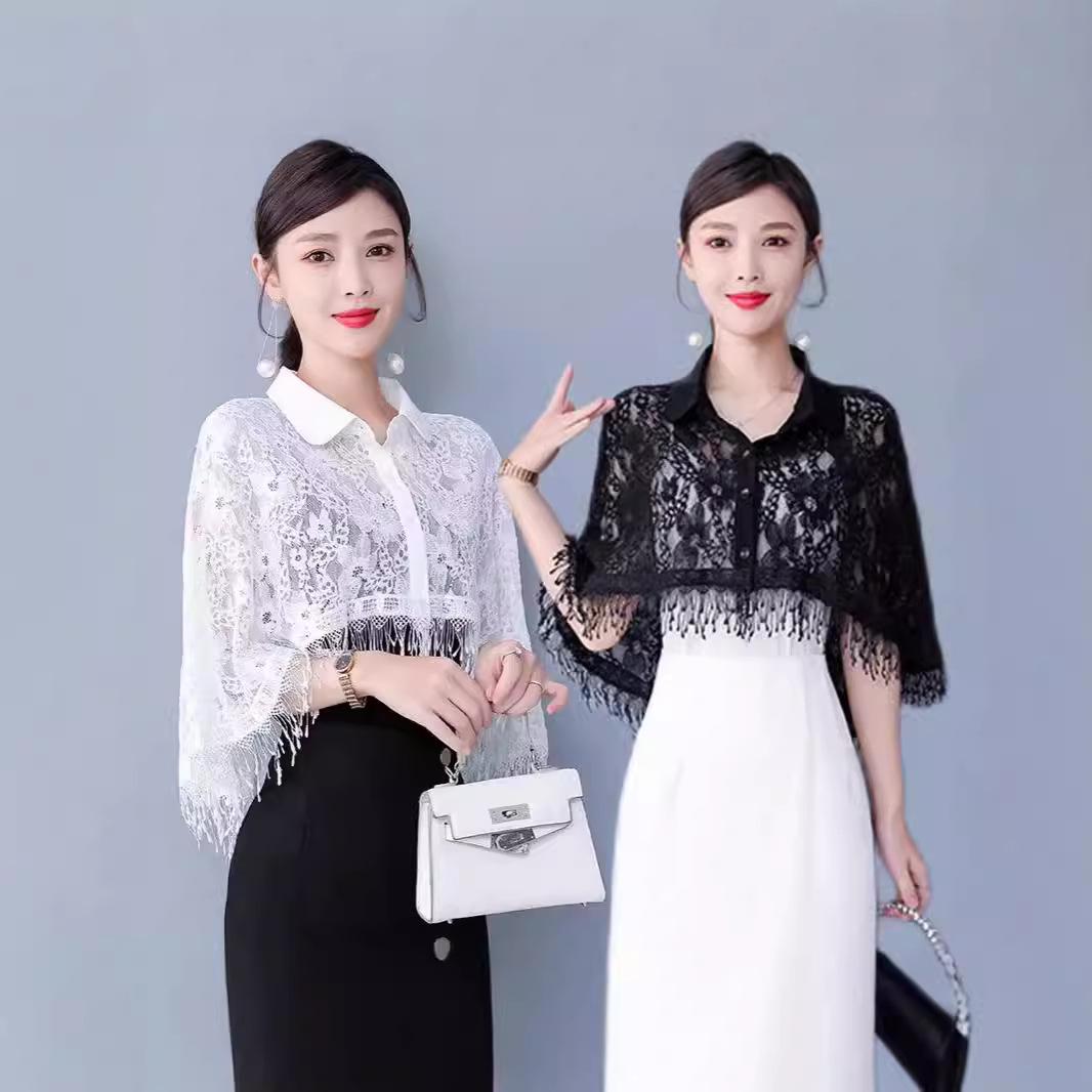 2024 Trendy Women s Chiffon Lace Cape Summer Cardigan Retro Style Cheongsam Coat One Size чорний
2024 Trendy Women s Chiffon Lace Cape Summer Cardigan Retro Style Cheongsam Coat One Size чорний