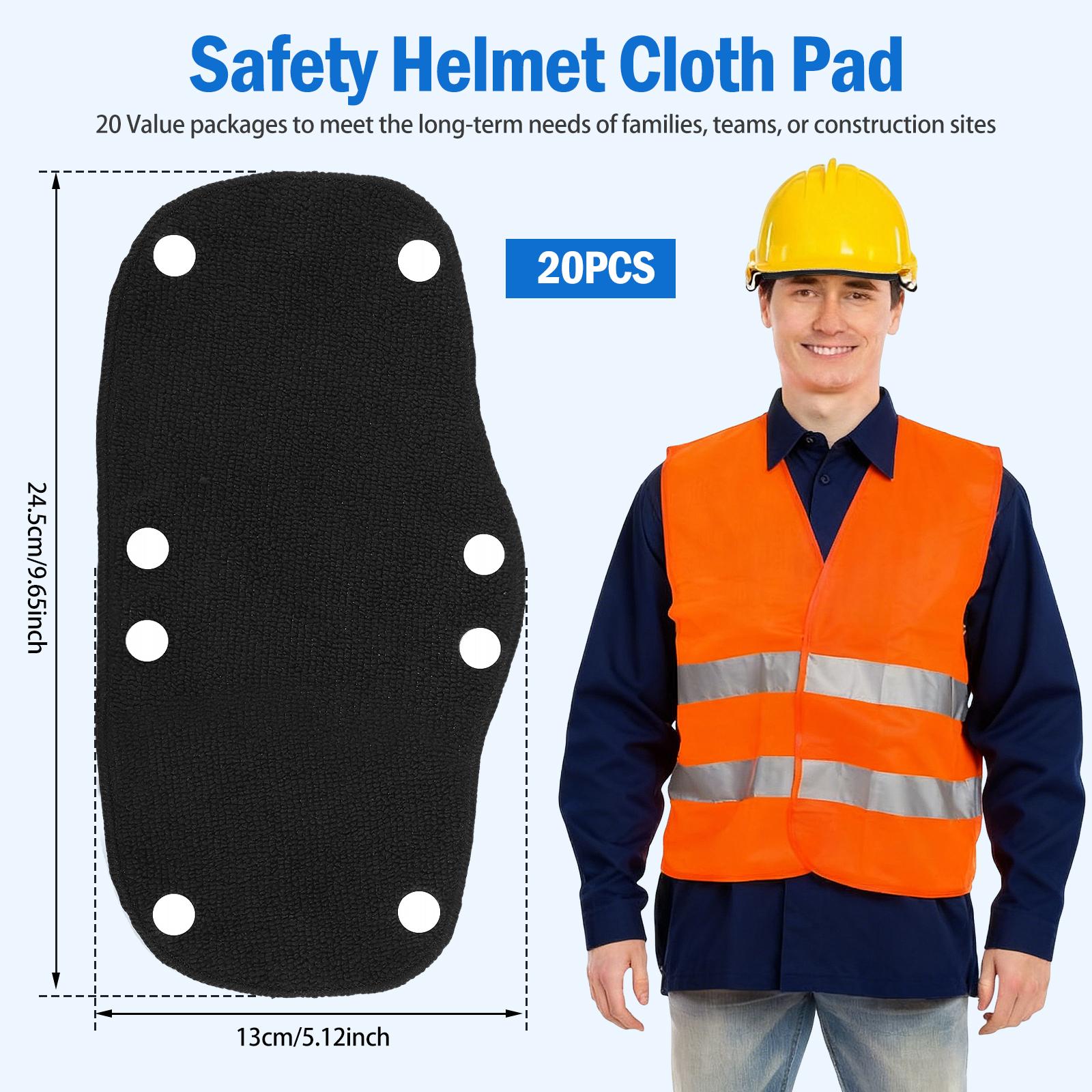 20Pcs Helmet Sweatbands Polyester Hard Hat Liner Sweatband with Snap Buckle Hard Hat Welding Sweat Band for Factory Work Cycling
20Pcs Helmet Sweatbands Polyester Hard Hat Liner Sweatband with Snap Buckle Hard Hat Welding Sweat Band for Factory Work Cycling