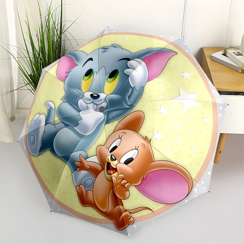 1pc Tom and Jerry Automatic Open/Close Umbrella - Compact Travel Umbrella with 8-Rib Durable Frame yy251023081
1pc Tom and Jerry Automatic Open/Close Umbrella - Compact Travel Umbrella with 8-Rib Durable Frame yy251023081