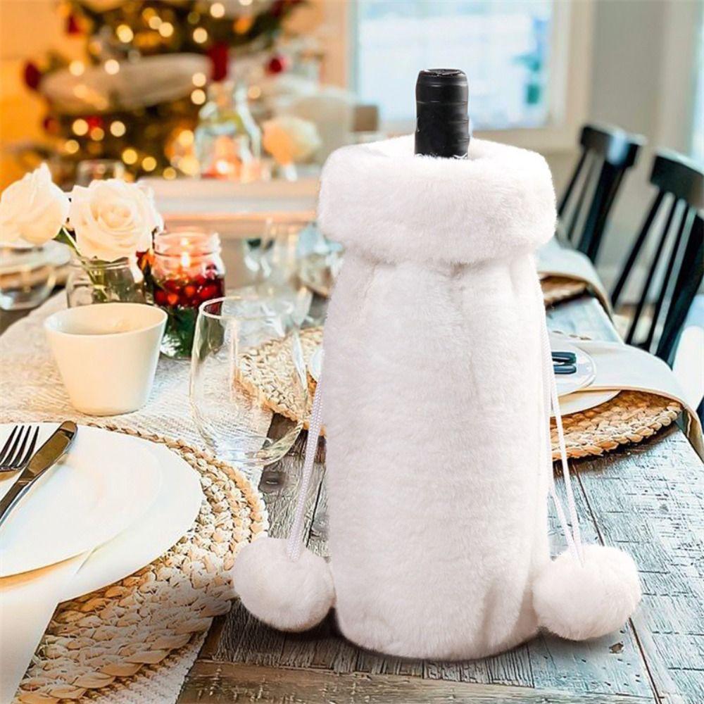 Knitted Christmas Wine Bottle Cover Santa Claus Bottle Bag New Bottle Dust Cover Table Decor
Knitted Christmas Wine Bottle Cover Santa Claus Bottle Bag New Bottle Dust Cover Table Decor