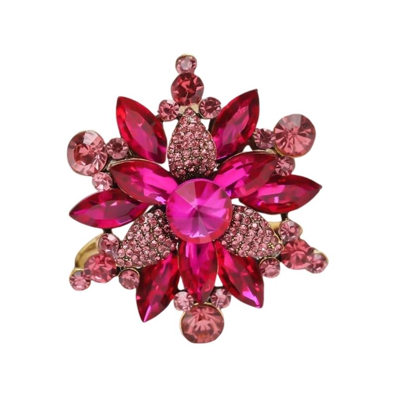 Elegant Florals Rhinestones Brooch Formal Occasion Jewelry Sturdy Alloy Designs Comfortable Wear for Daily Outfits рожевий
Elegant Florals Rhinestones Brooch Formal Occasion Jewelry Sturdy Alloy Designs Comfortable Wear for Daily Outfits рожевий
