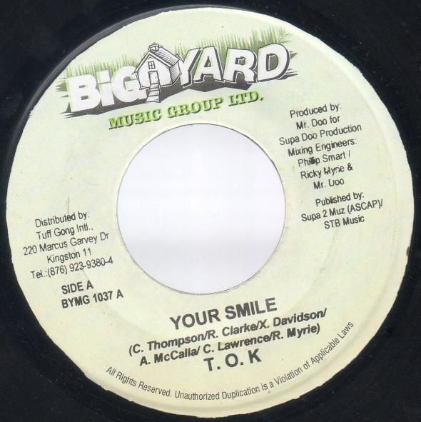 7inch Record T.O.K. / TANYA STEPHENS - Your Smile / Good Ride BYMG1037 Big Yard Music 2003 Jamaica Reggae, Ska & Dub Used
7inch Record T.O.K. / TANYA STEPHENS - Your Smile / Good Ride BYMG1037 Big Yard Music 2003 Jamaica Reggae, Ska & Dub Used