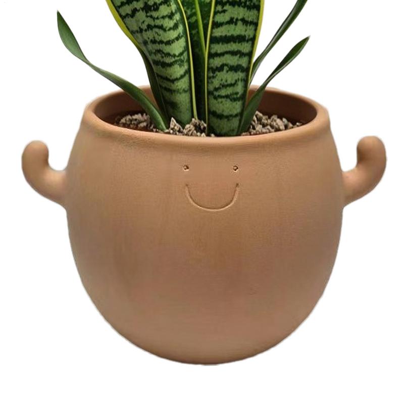 Ceramic Planter Outdoor Plant Pot Home Decoration Smiling Face Planter For Garden Balcony Bonsai Yard Men Desk Workplace CHINA
Ceramic Planter Outdoor Plant Pot Home Decoration Smiling Face Planter For Garden Balcony Bonsai Yard Men Desk Workplace CHINA