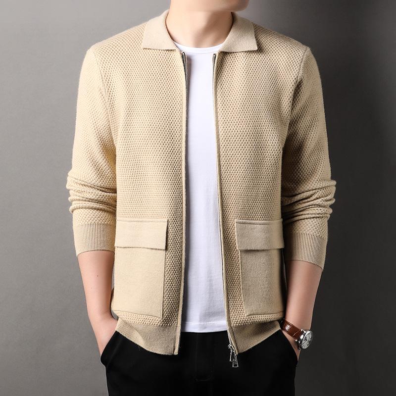 Saint Rock Men s Knit Double-Zipper Lapel Cardigan – Winter New Arrival, Loose Outerwear for Young and Middle-Aged M
Saint Rock Men s Knit Double-Zipper Lapel Cardigan – Winter New Arrival, Loose Outerwear for Young and Middle-Aged M
