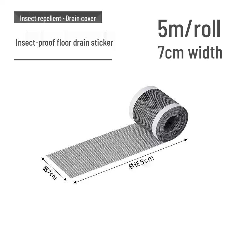 Self-Adhesive Cuttable Floor Drain Filter: Rectangular Hair Clog Prevention & Insect-Proof Sticker for Bathroom.
Self-Adhesive Cuttable Floor Drain Filter: Rectangular Hair Clog Prevention & Insect-Proof Sticker for Bathroom.