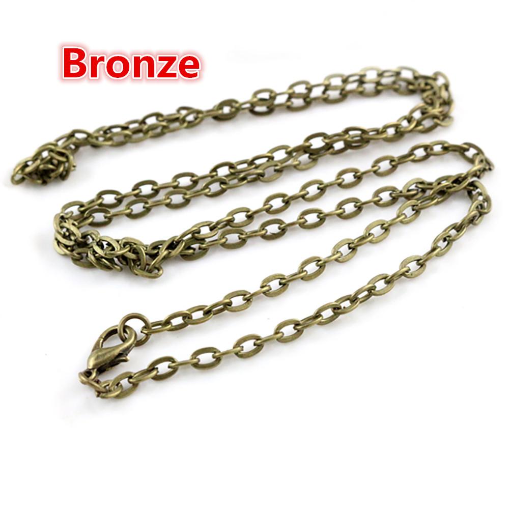 5pcs/lot 4*3mm Diameter 50 cm 70cm Length 8 Colors Plated Handmade Flattened Chain Necklace Connector For Charms Base and Tray 50CM length бронзовый
5pcs/lot 4*3mm Diameter 50 cm 70cm Length 8 Colors Plated Handmade Flattened Chain Necklace Connector For Charms Base and Tray 50CM length бронзовый