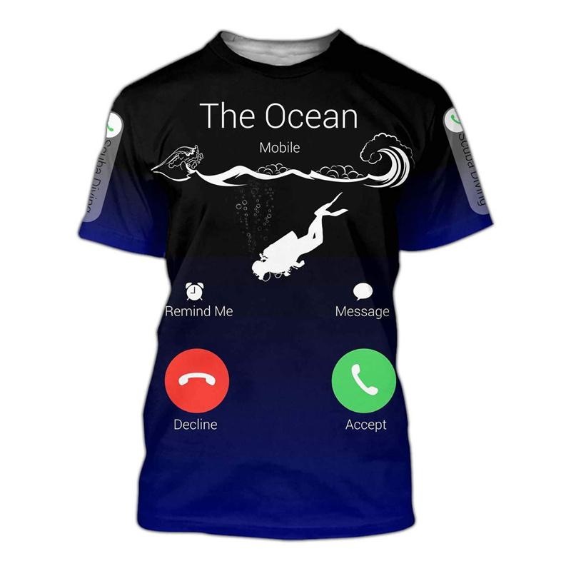 Unisex Dive The Ocean T-shirt 3D SCUBA Diver Pattern Men s Tops Extreme Sports T-shirt Fashionable Summer Short Sleeved Clothing XXS
Unisex Dive The Ocean T-shirt 3D SCUBA Diver Pattern Men s Tops Extreme Sports T-shirt Fashionable Summer Short Sleeved Clothing XXS